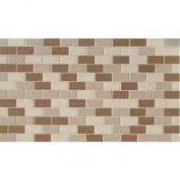 Keystones Tile Khaki 2x1 Brick-Work Mosaic DK12