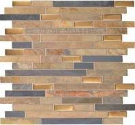 Olympus Slate Tile Matte Coliseum Blend 5/8 Random Linear OS01