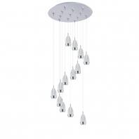 Luxe 13-Light LED RapidJack Pendant and Canopy-E93852-91SN