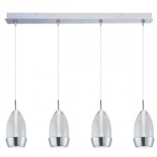 Luxe 4-Light LED RapidJack Pendant and Canopy-E94952-91SN