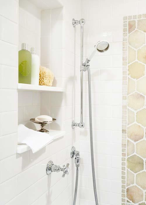 12 Shower Storage Ideas to Marie Kondo Your Bathroom, Hunker
